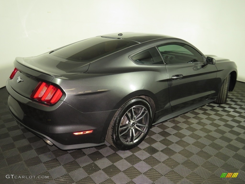 2017 Mustang EcoBoost Premium Coupe - Avalanche Gray / Ebony photo #14