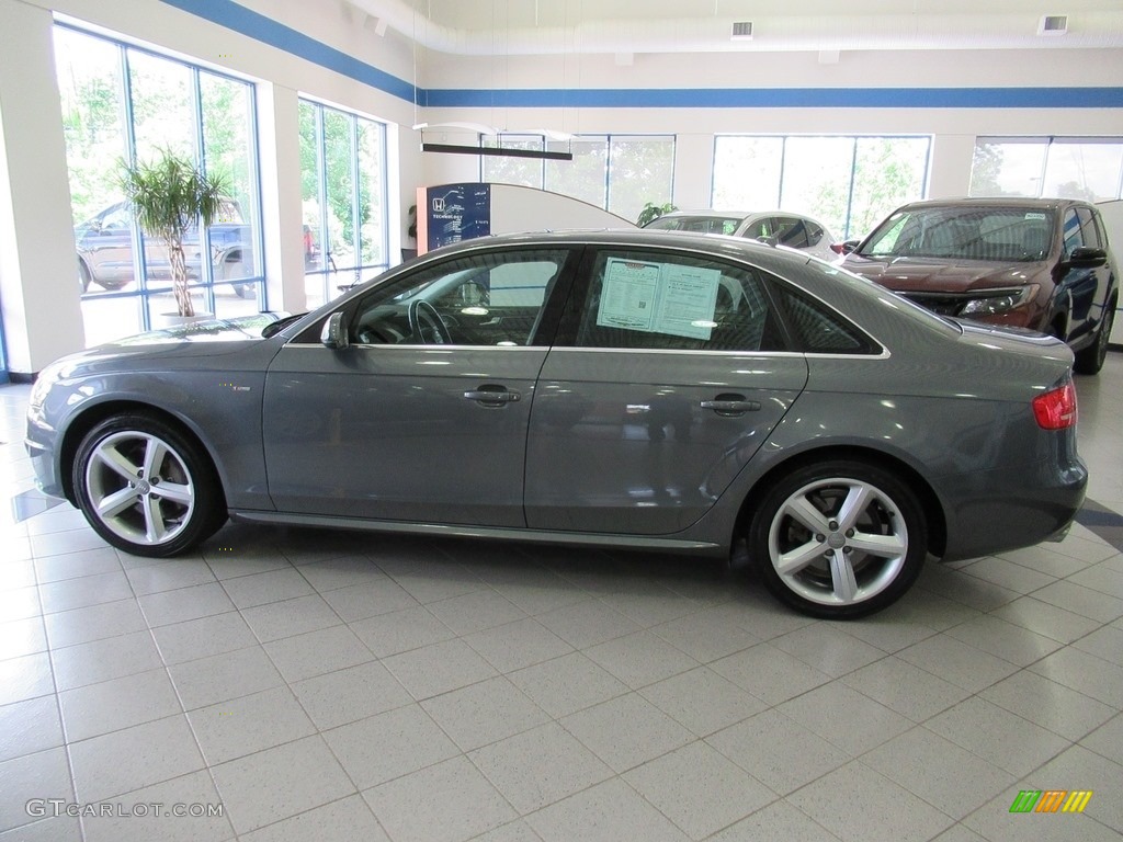 2012 A4 2.0T quattro Sedan - Monsoon Gray Metallic / Black photo #10