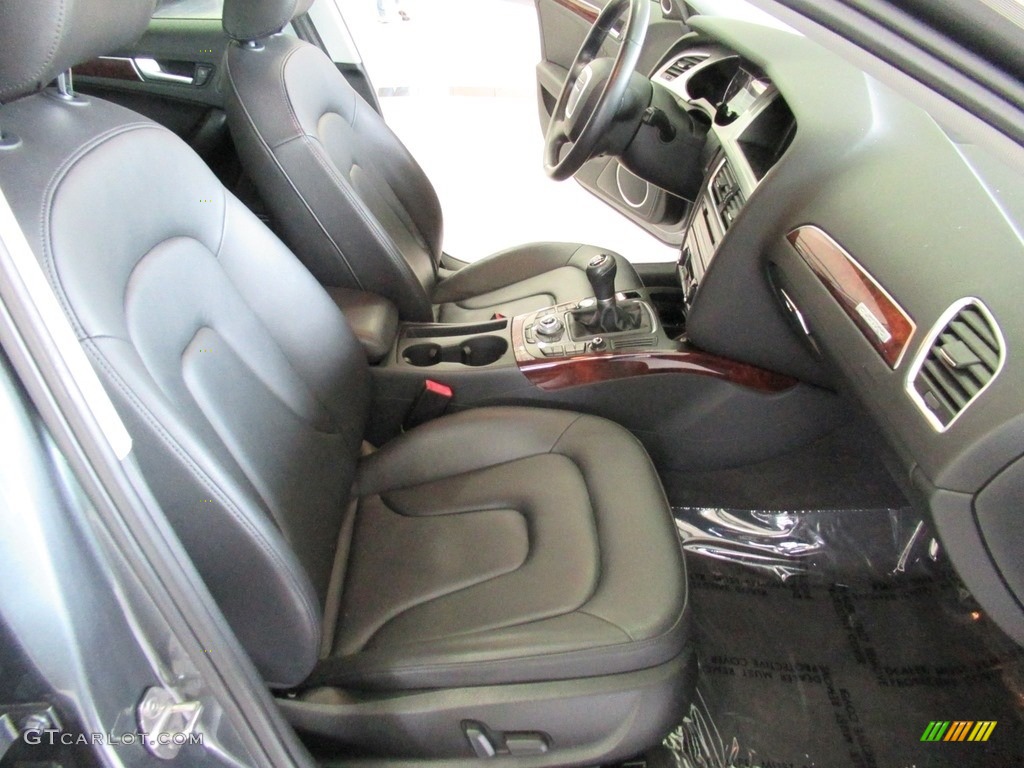 2012 A4 2.0T quattro Sedan - Monsoon Gray Metallic / Black photo #18