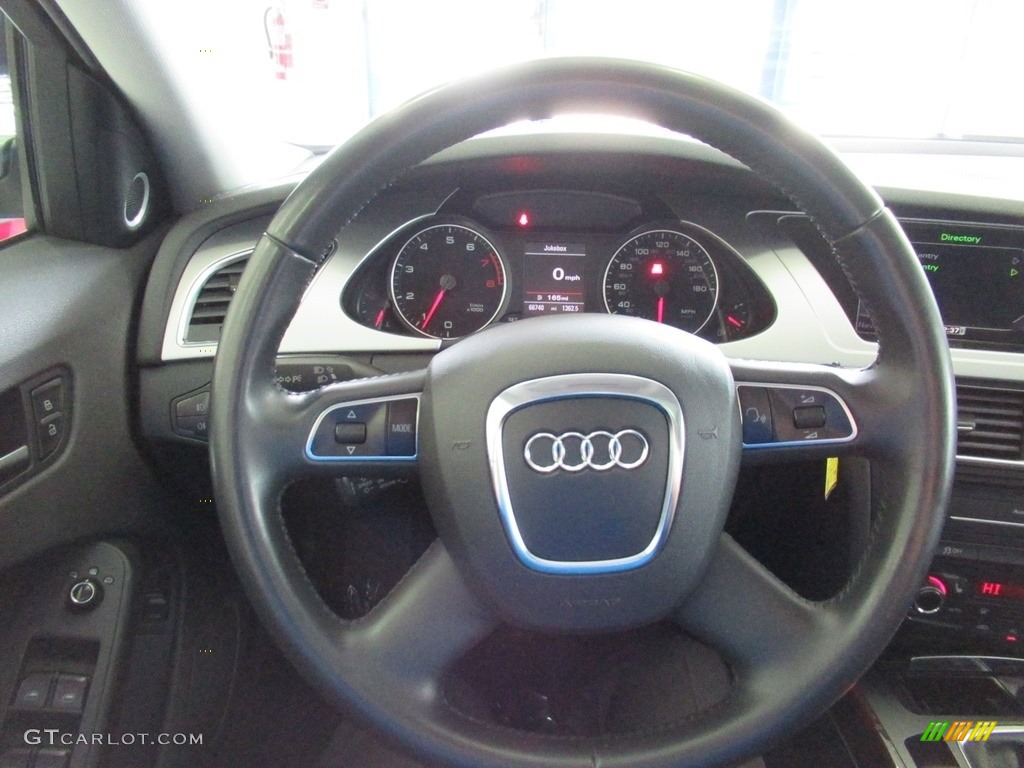 2012 A4 2.0T quattro Sedan - Monsoon Gray Metallic / Black photo #31