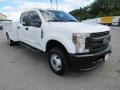 Oxford White - F350 Super Duty XL Crew Cab 4x4 Chassis Photo No. 7
