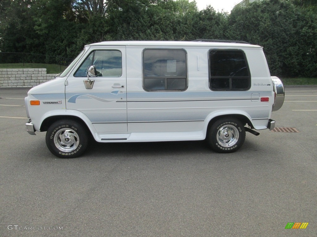 1995 Vandura G2500 Conversion Van - White / Blue photo #14
