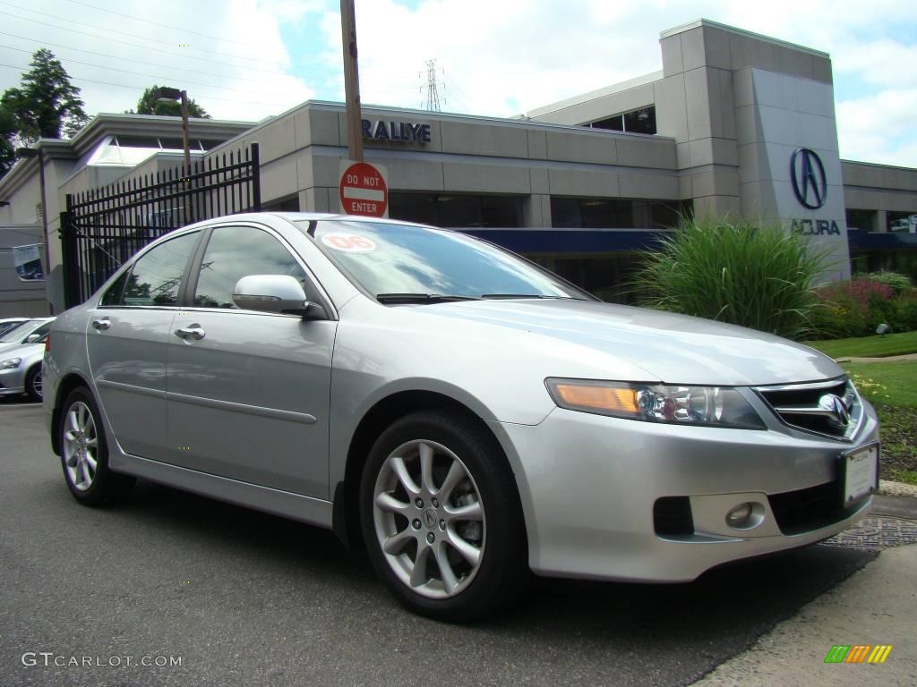 2006 TSX Sedan - Alabaster Silver Metallic / Ebony Black photo #1