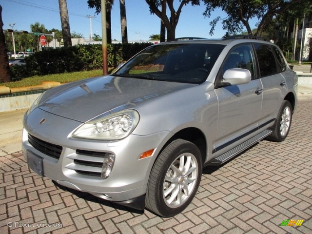 2009 Cayenne  - Crystal Silver Metallic / Black photo #1