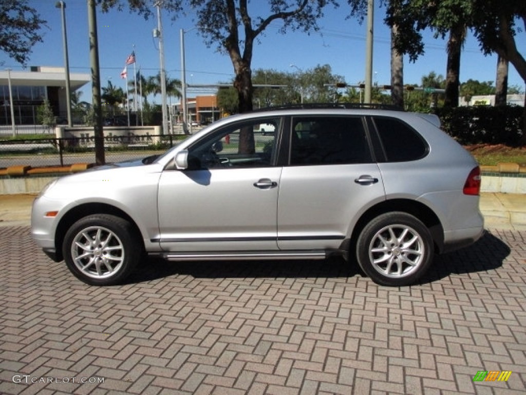 2009 Cayenne  - Crystal Silver Metallic / Black photo #3