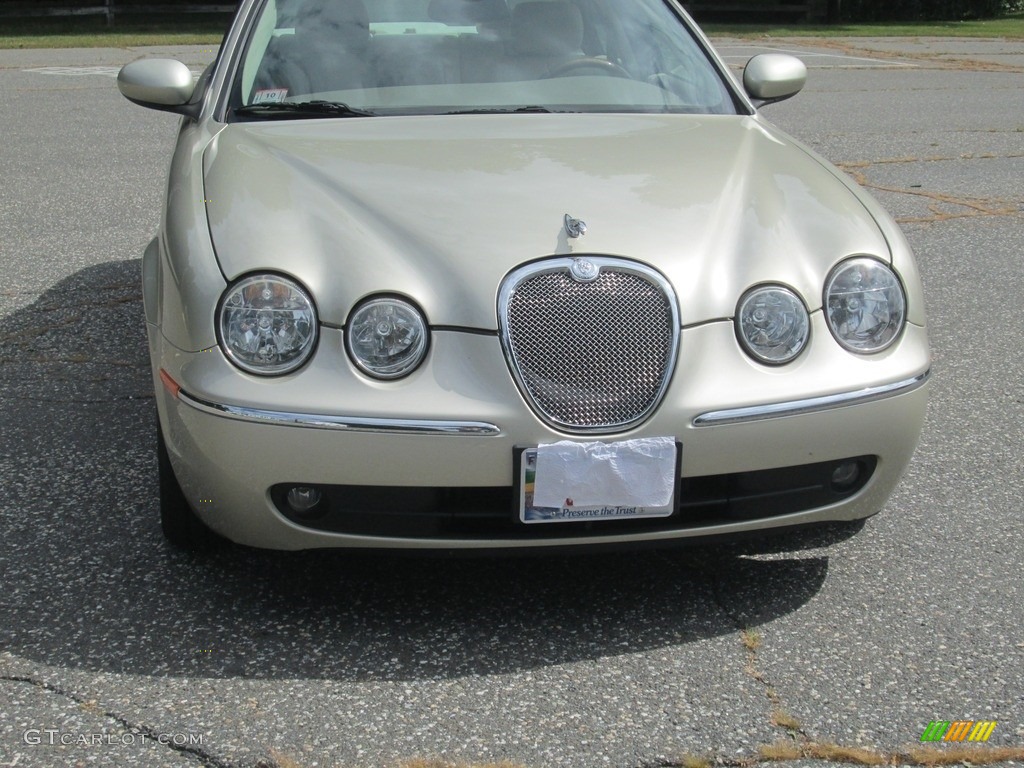 2006 S-Type 4.2 - Winter Gold Metallic / Champagne photo #2