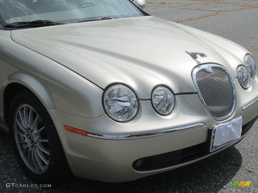 2006 S-Type 4.2 - Winter Gold Metallic / Champagne photo #3