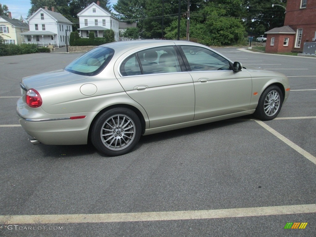 2006 S-Type 4.2 - Winter Gold Metallic / Champagne photo #7