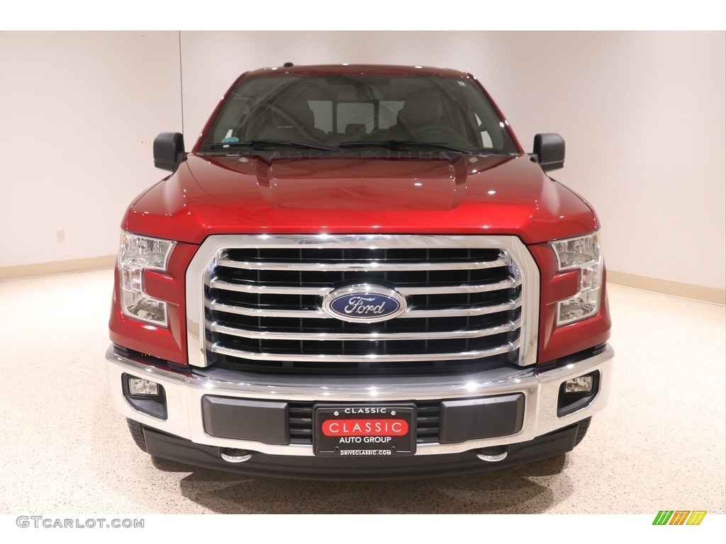 Ruby Red 2017 Ford F150 XLT SuperCrew 4x4 Exterior Photo #138349629