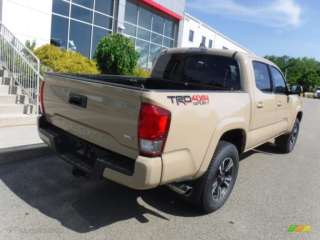 2017 Tacoma TRD Sport Double Cab 4x4 - Quicksand / TRD Black/Orange photo #14