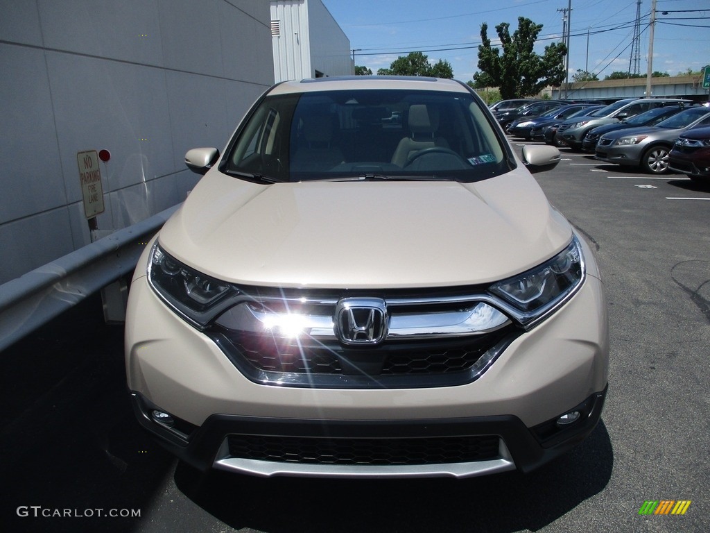 2017 CR-V EX AWD - Sandstorm Metallic / Ivory photo #9