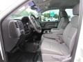 Dark Ash/Jet Black 2017 Chevrolet Silverado 3500HD Work Truck Crew Cab 4x4 Chassis Interior Color