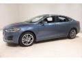 2019 Blue Metallic Ford Fusion SEL  photo #3