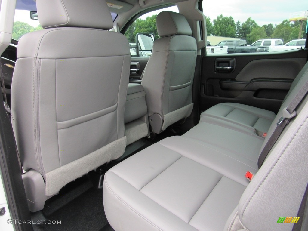 Dark Ash/Jet Black Interior 2017 Chevrolet Silverado 3500HD Work Truck Crew Cab 4x4 Chassis Photo #138350604