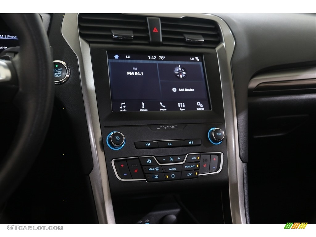 2019 Fusion SEL - Blue Metallic / Ebony photo #8