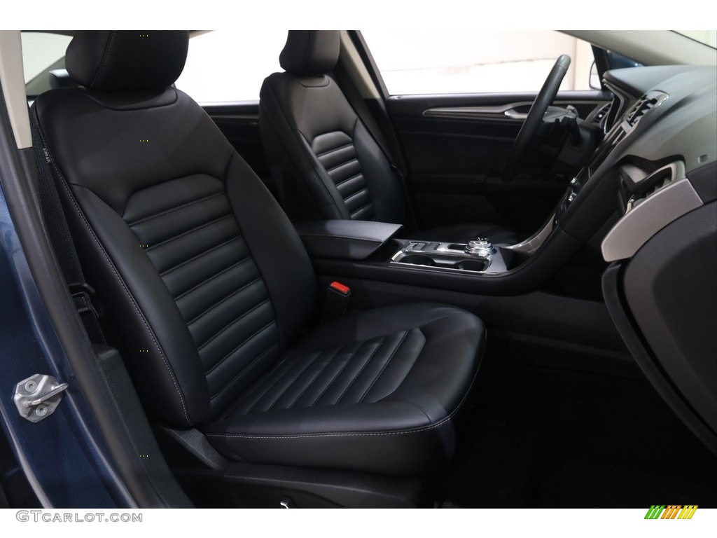 2019 Fusion SEL - Blue Metallic / Ebony photo #12