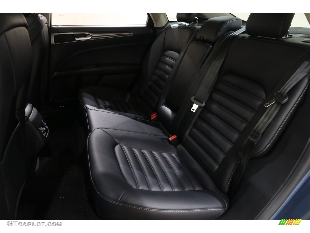 2019 Fusion SEL - Blue Metallic / Ebony photo #14