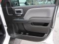 Dark Ash/Jet Black 2017 Chevrolet Silverado 3500HD Work Truck Crew Cab 4x4 Chassis Door Panel