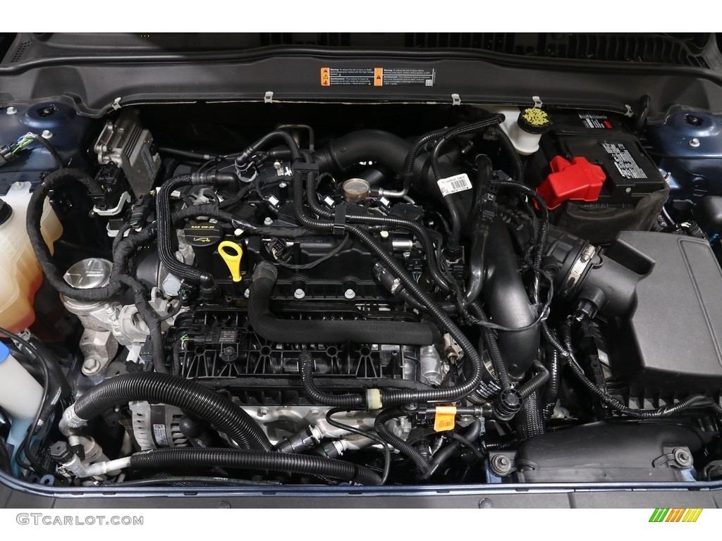 2019 Fusion SEL - Blue Metallic / Ebony photo #16