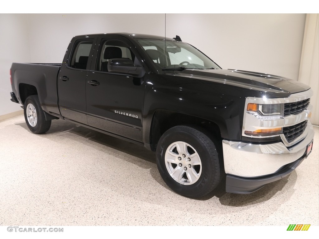 2019 Silverado LD WT Double Cab - Black / Jet Black photo #1