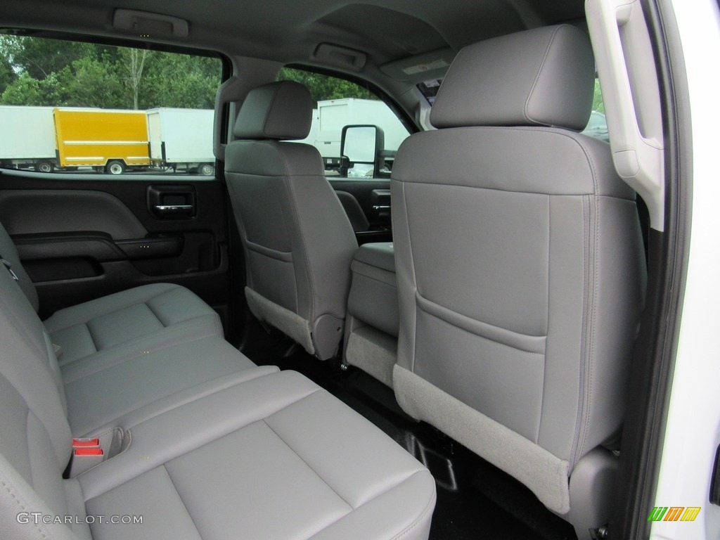 Dark Ash/Jet Black Interior 2017 Chevrolet Silverado 3500HD Work Truck Crew Cab 4x4 Chassis Photo #138350989