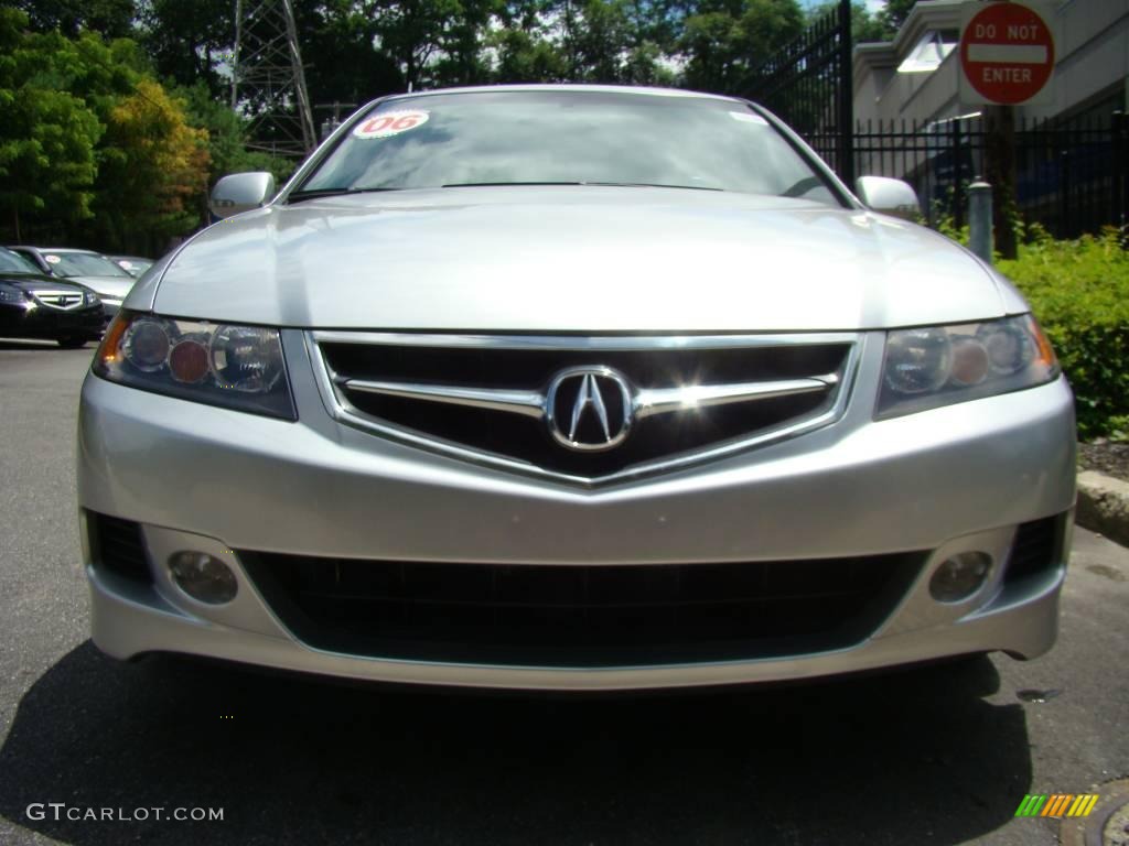 Alabaster Silver Metallic 2006 Acura TSX Sedan Exterior Photo #13835181