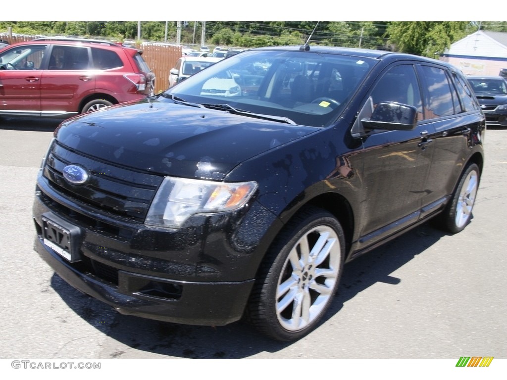 2009 Edge Sport AWD - Black / Charcoal Black/Grey Alcantara photo #1