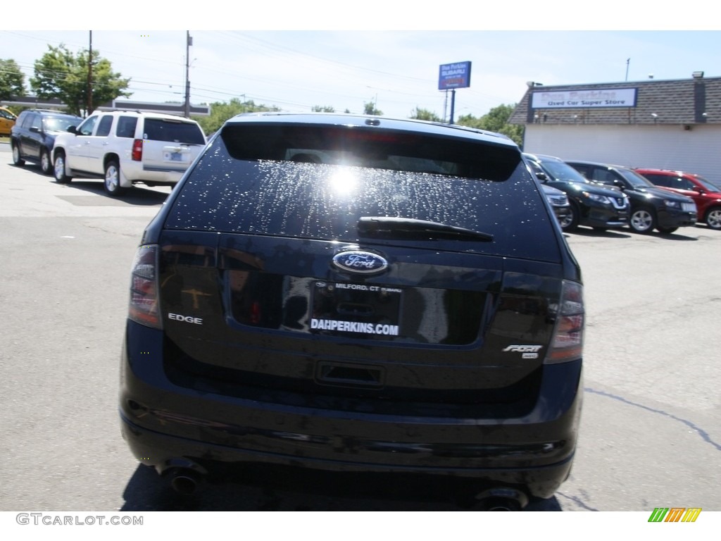 2009 Edge Sport AWD - Black / Charcoal Black/Grey Alcantara photo #6