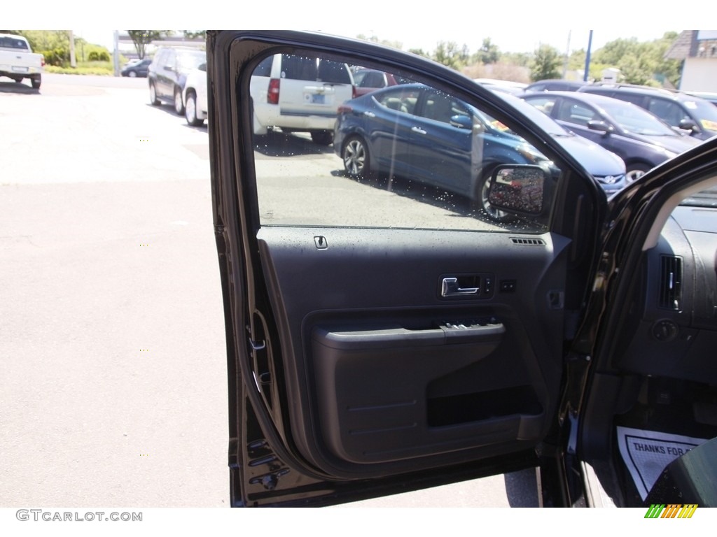2009 Edge Sport AWD - Black / Charcoal Black/Grey Alcantara photo #9