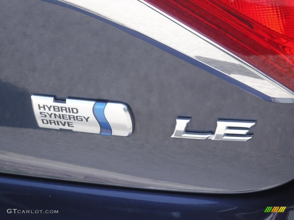 2017 Camry Hybrid LE - Parisian Night Pearl / Ash photo #16