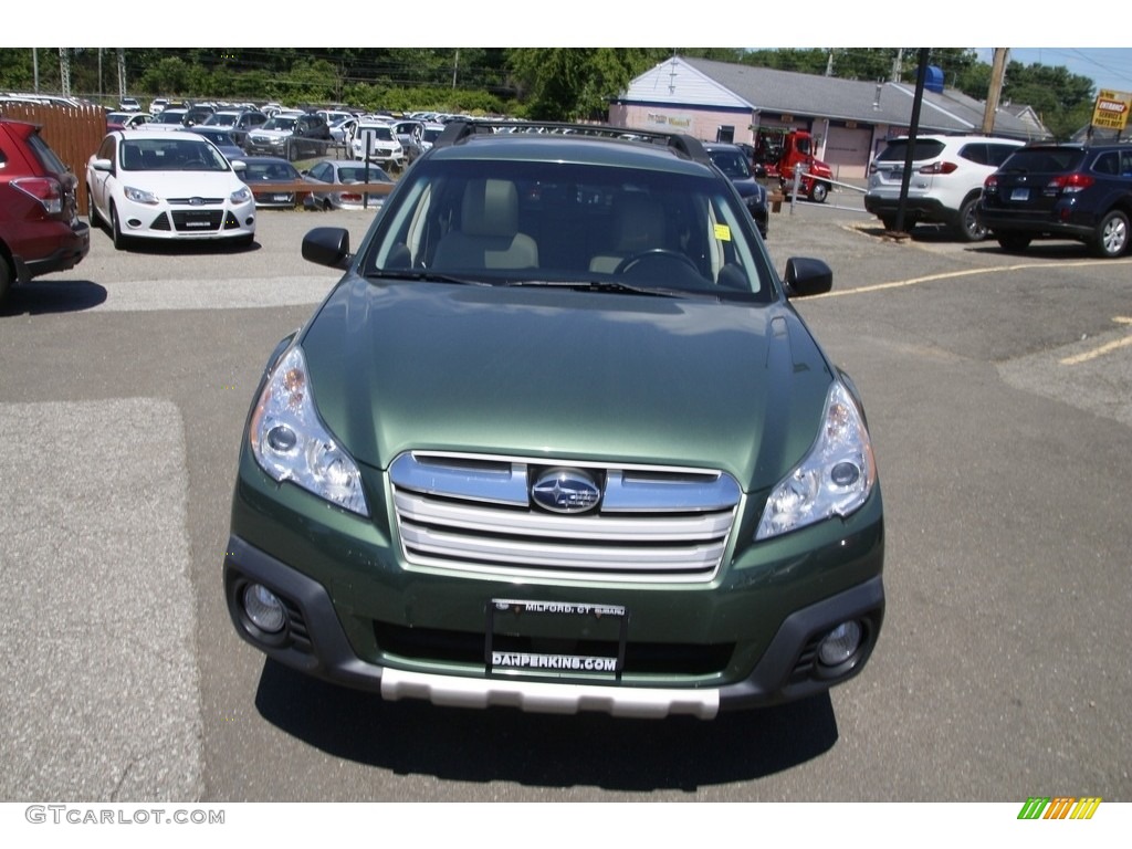2014 Outback 3.6R Limited - Cypress Green Pearl / Ivory photo #2