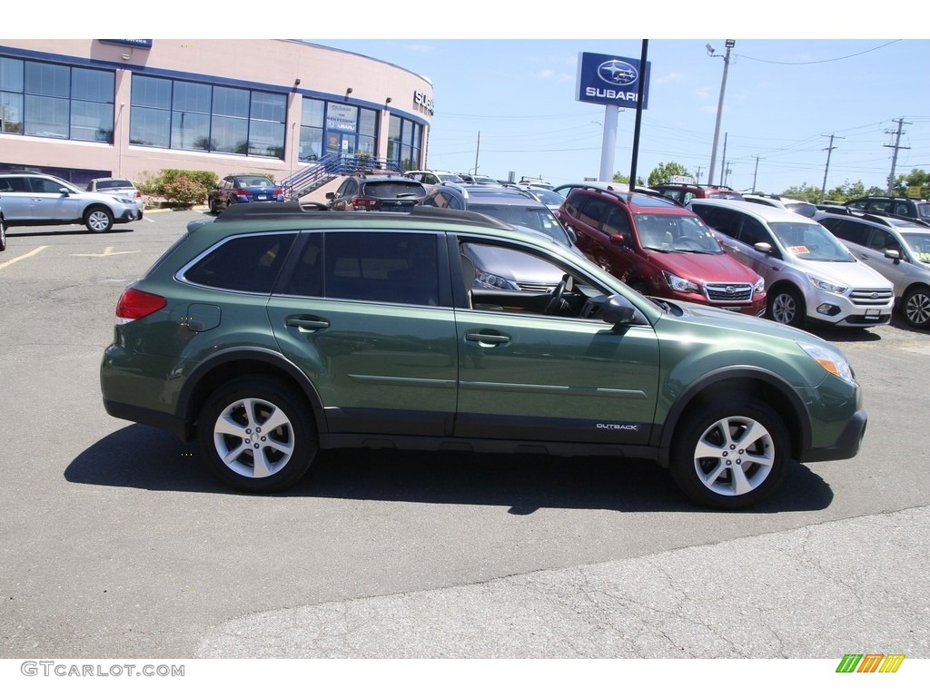 2014 Outback 3.6R Limited - Cypress Green Pearl / Ivory photo #4
