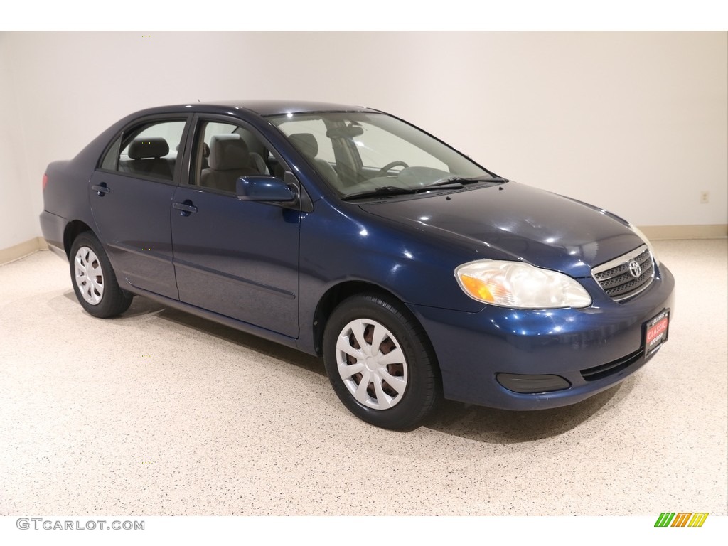 2007 Corolla LE - Indigo Ink Pearl / Stone photo #1