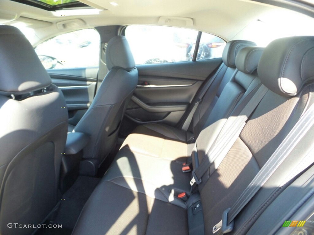 Black Interior 2020 Mazda MAZDA3 Premium Sedan Photo #138355194
