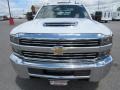 Summit White - Silverado 3500HD Work Truck Crew Cab 4x4 Chassis Photo No. 6