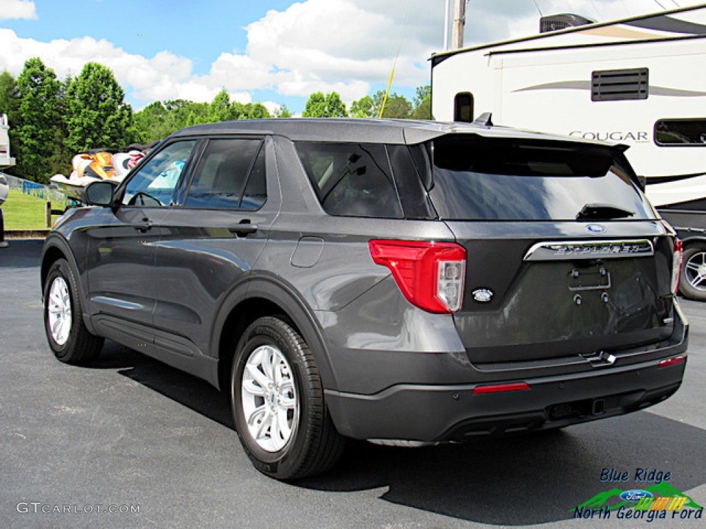 2020 Explorer RWD - Magnetic Metallic / Sandstone photo #3