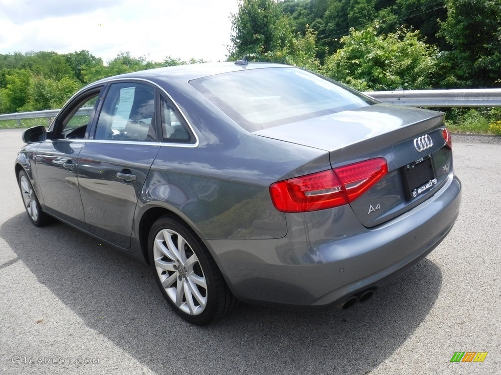 2013 A4 2.0T quattro Sedan - Monsoon Gray Metallic / Black photo #7