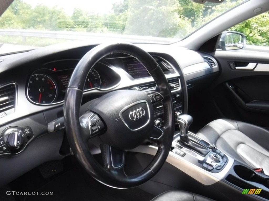 2013 A4 2.0T quattro Sedan - Monsoon Gray Metallic / Black photo #14