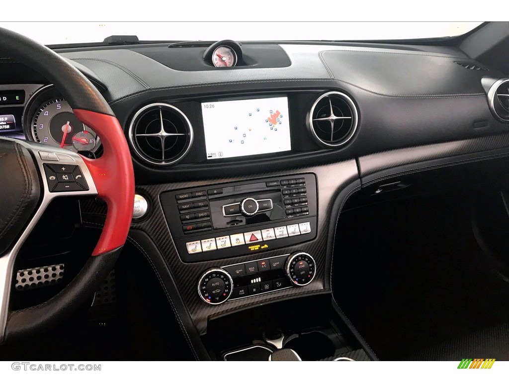 2016 Mercedes-Benz SL 550 Mille Miglia 417 Roadster Mille Miglia 417 Black/Red Dashboard Photo #138357471