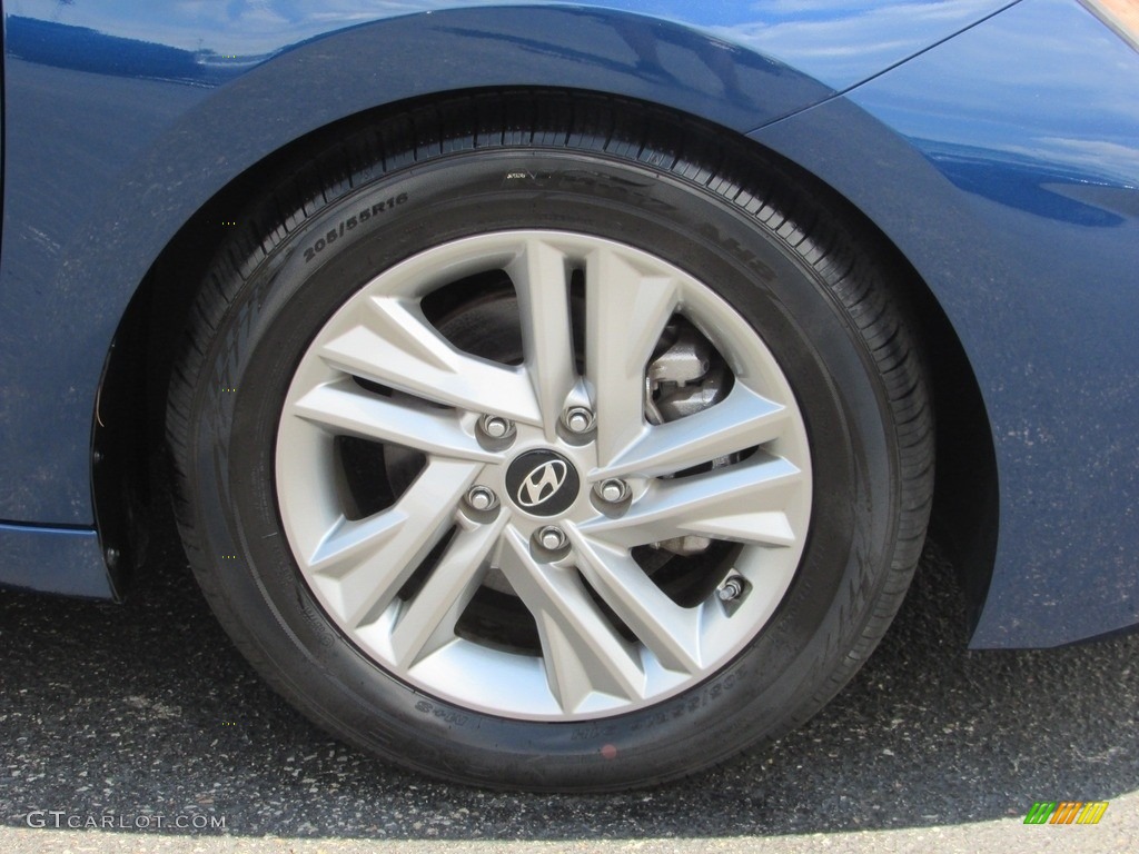 2019 Elantra SEL - Lakeside Blue / Gray photo #3
