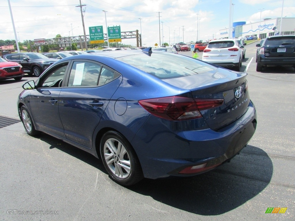 2019 Elantra SEL - Lakeside Blue / Gray photo #7
