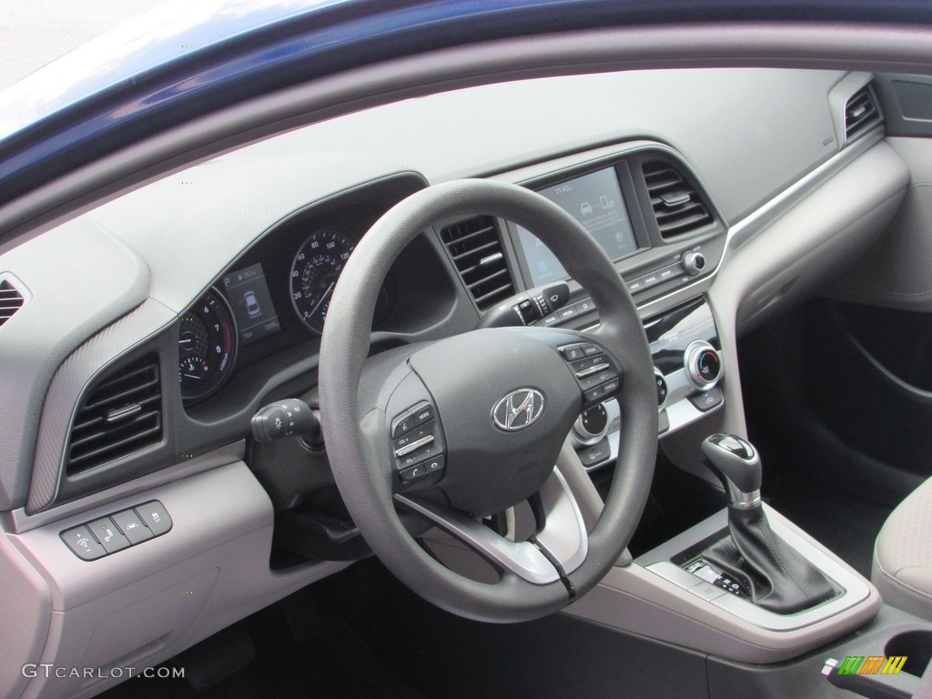 2019 Elantra SEL - Lakeside Blue / Gray photo #11