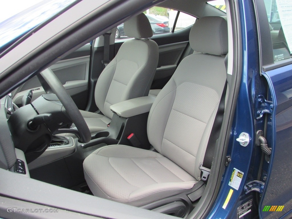 2019 Elantra SEL - Lakeside Blue / Gray photo #12