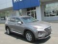 2019 Machine Gray Hyundai Santa Fe SE AWD  photo #1