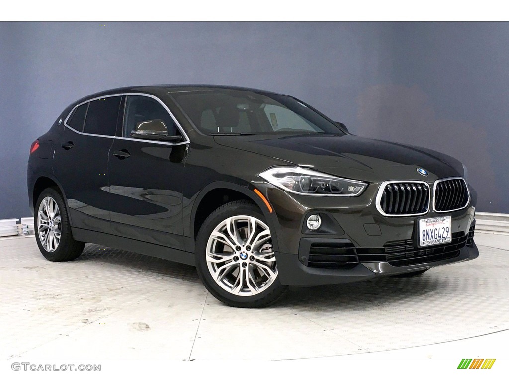 2020 X2 sDrive28i - Dark Olive Metallic / Black photo #37