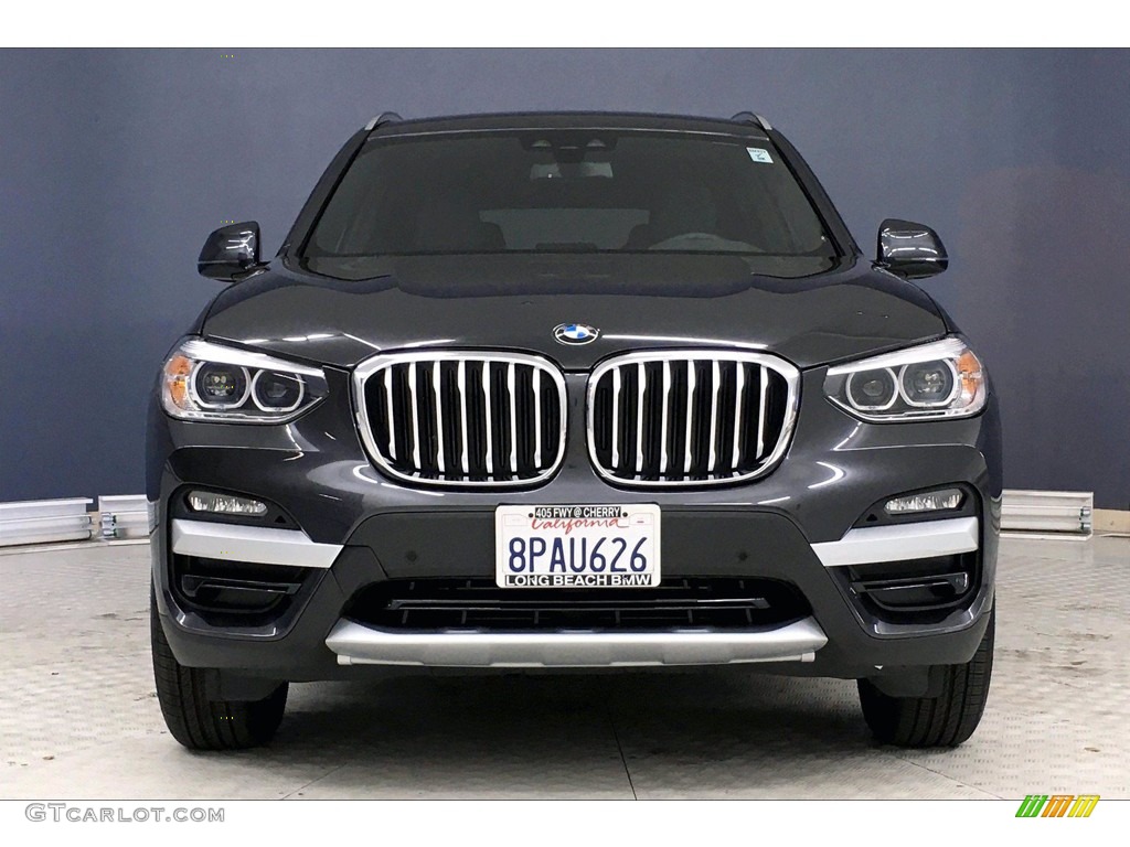 2020 X3 sDrive30i - Dark Graphite Metallic / Black photo #2