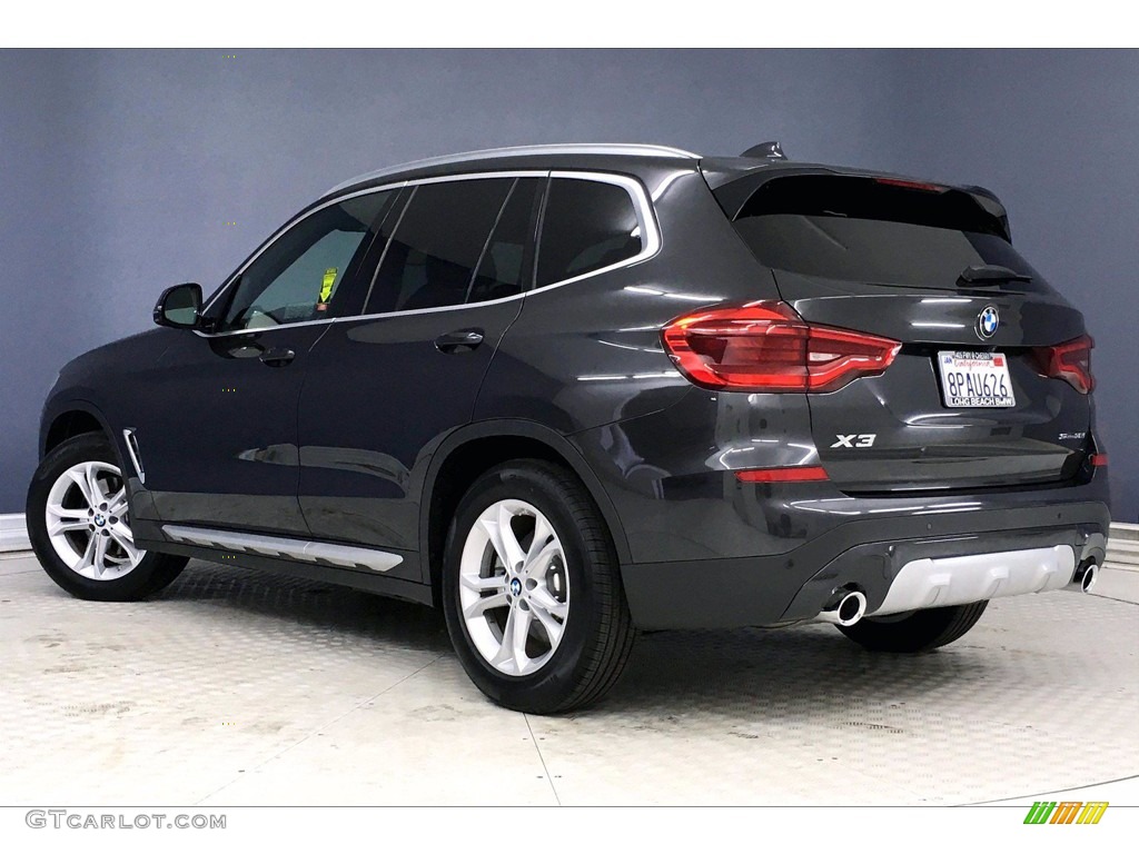 2020 X3 sDrive30i - Dark Graphite Metallic / Black photo #10
