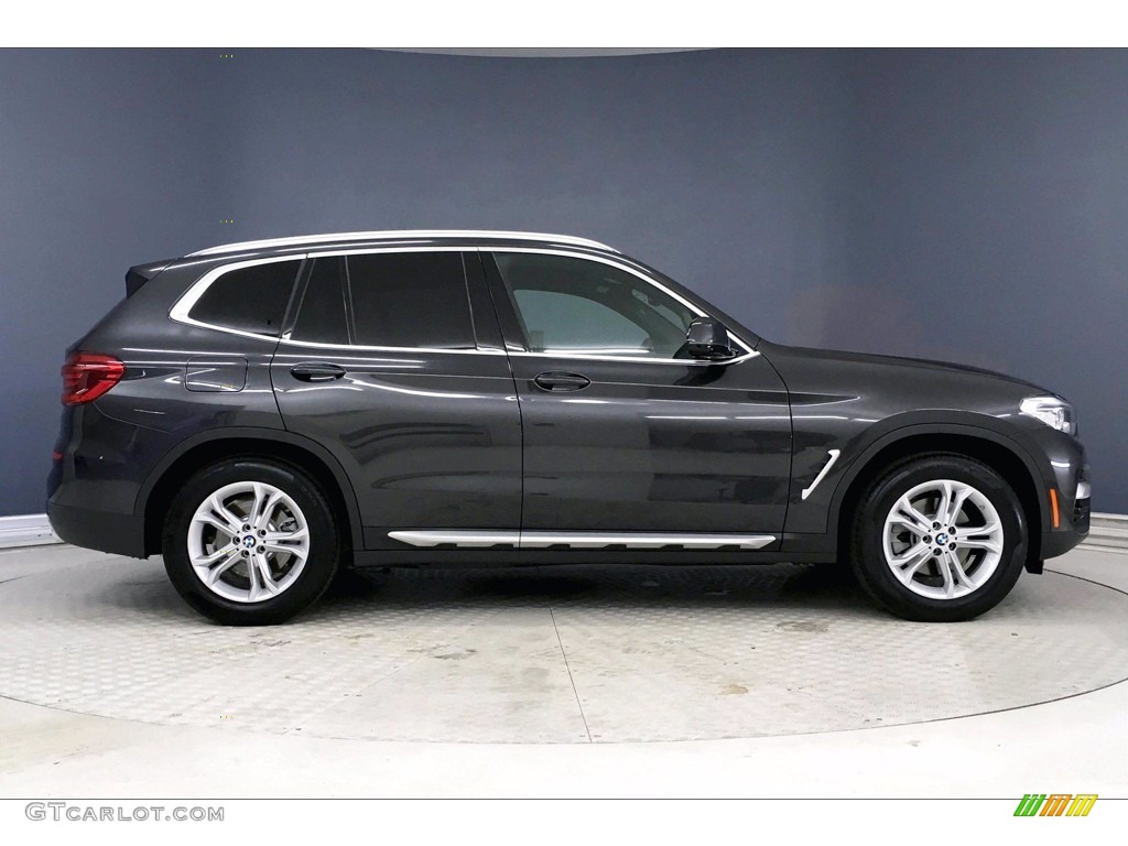 2020 X3 sDrive30i - Dark Graphite Metallic / Black photo #14