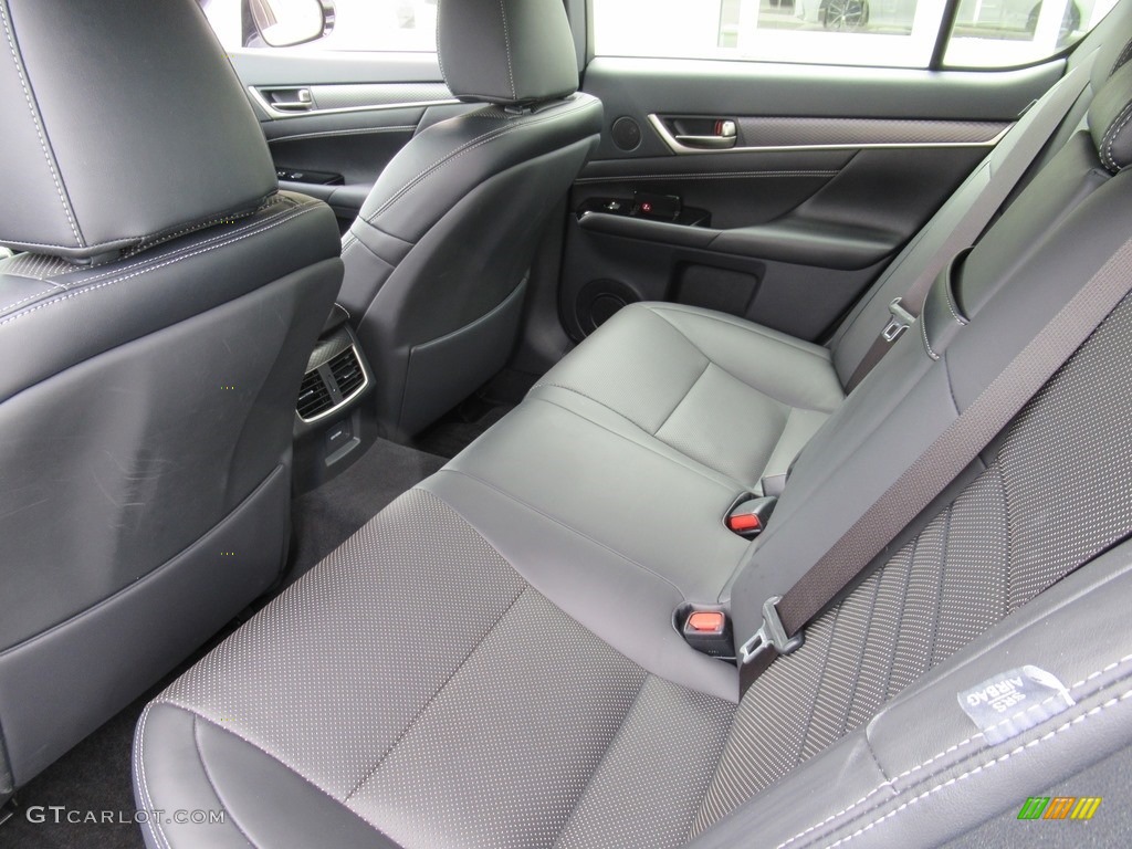 2018 Lexus GS 350 F Sport Rear Seat Photo #138361481