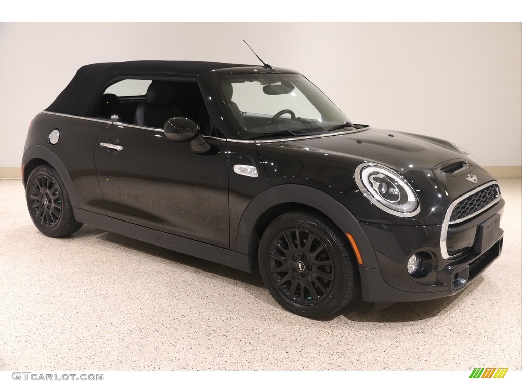 2017 Convertible Cooper S - Midnight Black Metallic / Carbon Black photo #2